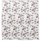 rideau de douche pour enfants de l'avion (Devant)