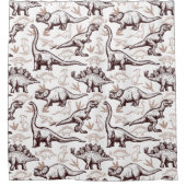 Rideau de douche pour enfants Dinosaur (Devant)