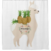 Rideau de douche pour enfants Lama Fruit Floral (Devant)