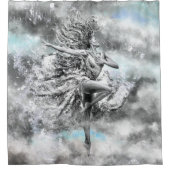 Rideau de douche pour femme dansante (Devant)