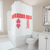 Rideau de douche pour femmes (En situation)