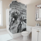 Rideau de douche pour femmes rapides (En situation)