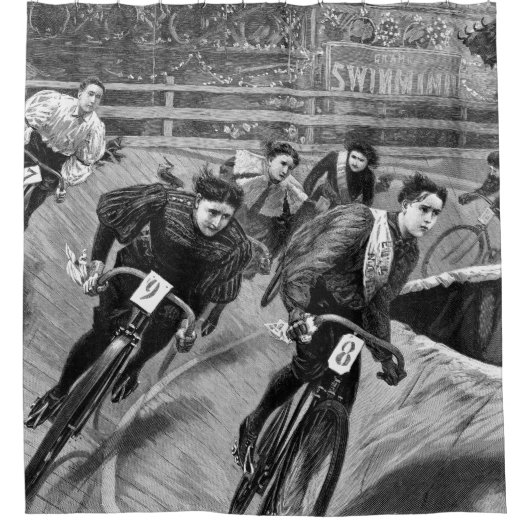 Rideau de douche pour femmes rapides (Devant)