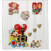 Rideau de douche pour la Saint-Valentin (Devant)