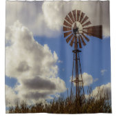 Rideau de douche pour moulin à vent rural (Devant)