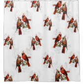 Rideau de douche pour oiseaux cardinaux (Devant)