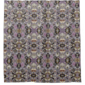 Rideau de douche Purple Diamonds Mid Century Moder (Devant)