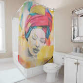 Rideau de douche QUÉENIFICENT (En situation)