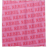 Rideau de douche - REBEL (Devant)