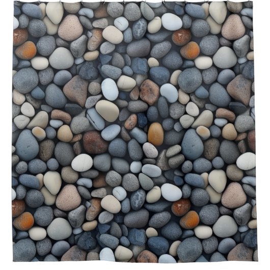 Rideau de douche River Rocks (Devant)