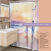 Rideau de douche Romance Côtier