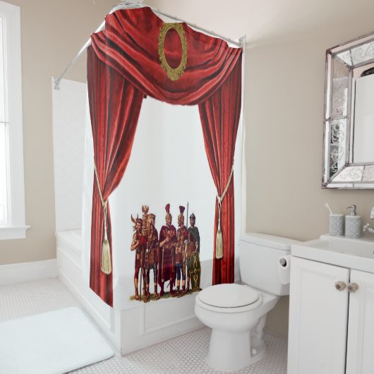 Rideau de douche Romans (En situation)