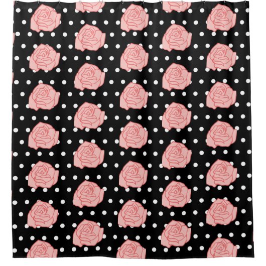 Rideau de douche rose (Devant)