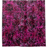 rideau de douche rose et noir (Devant)