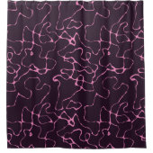 rideau de douche rose et violet (Devant)