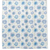 Rideau de douche Rose Motif Abstrait (Devant)