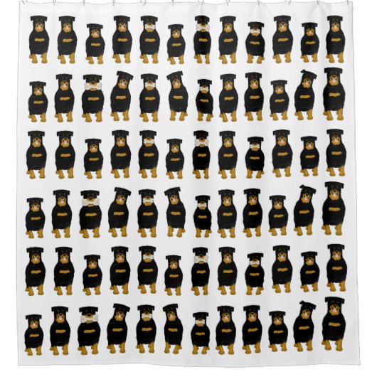 Rideau de douche Rottweiler (Devant)