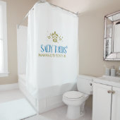 Rideau de douche Salty Turtles® (En situation)