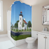 rideau de douche Sand Point Lighthouse (En situation)