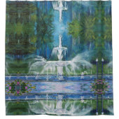 Rideau de douche Savannah, Géorgie Forsyth Park (Devant)
