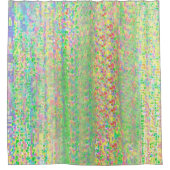 Rideau de douche scintillant multicolore (Devant)