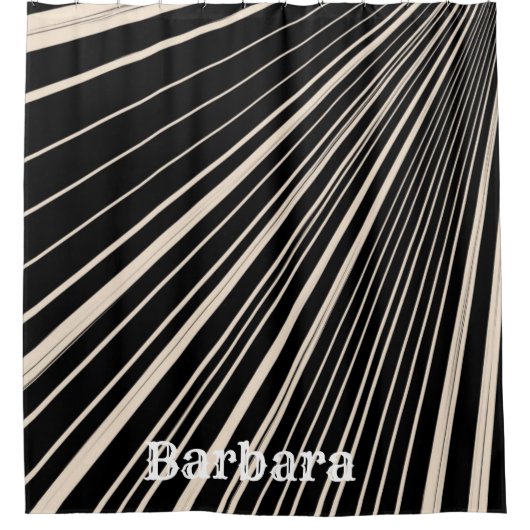 Rideau de douche Sepia Stripe (Devant)