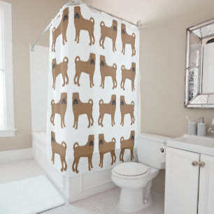 Rideau de douche Shar-Pei