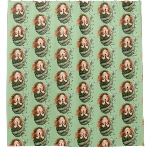 Rideau de douche Sirène (Devant)