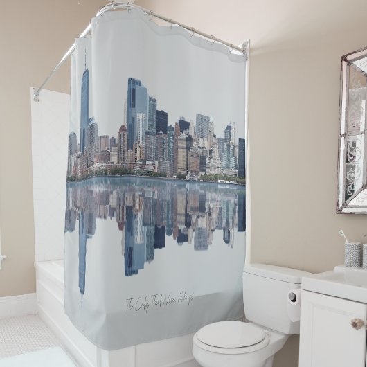 Rideau de douche Skyline de New York