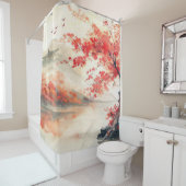 Rideau de douche solaire japonais (En situation)