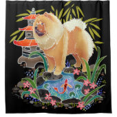 Rideau de douche SONGMAO (arrière - plan noir) (Devant)