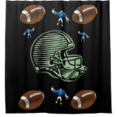 Rideau de douche sports de football (Devant)