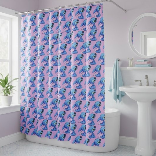 Rideau de douche Stitch