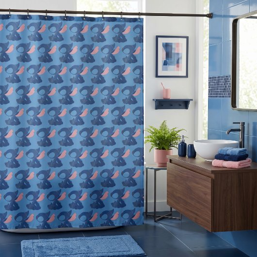 Rideau de douche Stitch