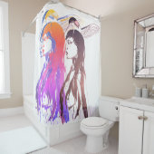 Rideau de douche studio miiri (En situation)