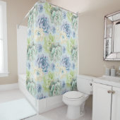 Rideau de douche succulent Motif (En situation)