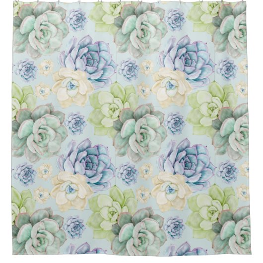 Rideau de douche succulent Motif (Devant)