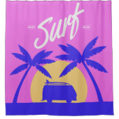 Rideau de douche Surf d'été (Devant)