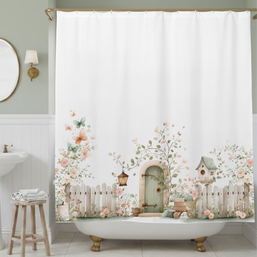Rideau de douche Sweet Cottagecore