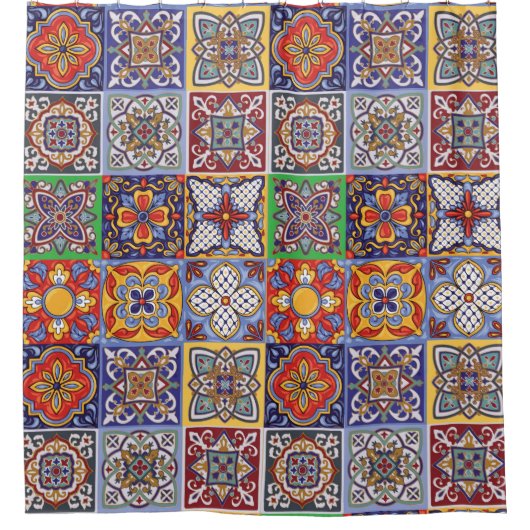 Rideau de douche Talavera Design-1 (Devant)