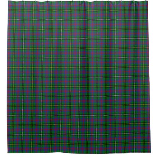 Rideau de douche Tartan en bois (Devant)