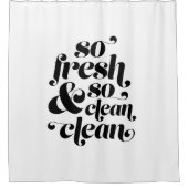 Rideau de douche tellement frais et si propre (Devant)
