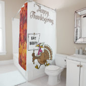 rideau de douche Thanksgiving (En situation)