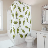 Rideau de douche Tiger Vert (En situation)