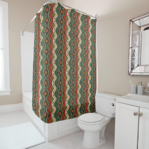Rideau de douche tribal africain