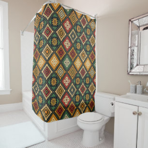 Rideau de douche tribal africain