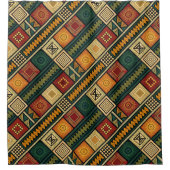 Rideau de douche tribal africain (Devant)
