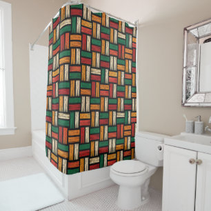 Rideau de douche tribal africain