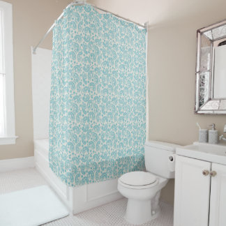 Rideau de douche Turquoise Paisley