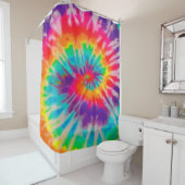 Rideau de douche Tye-Dye-3 (En situation)